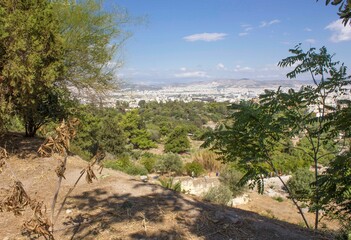 Athens overview from its acropolis