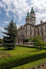 Fototapeta na wymiar Town hall of Gyor, Hungary