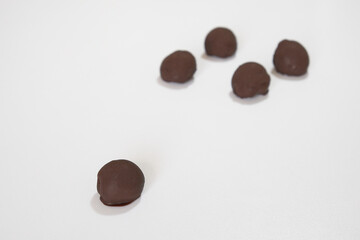 raspberries dipped or covered in chocolate