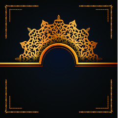 Luxury Ornamental Mandala Arabesque Background