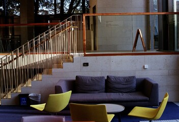 Sofa and the stairs