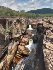 waterfall in national Brasilian park