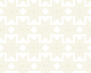 Dotted line pattern in a diamond star seamless repeat shape background
