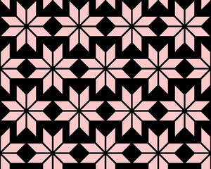 Diamond star pattern seamless repeat background