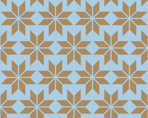 Diamond star pattern seamless repeat background