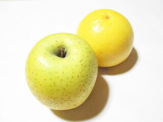 青りんごとグレープフルーツ