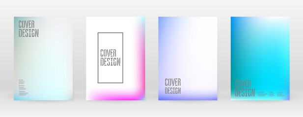Pastel Soft. Vibrant Blue, Teal, Neon Concept.