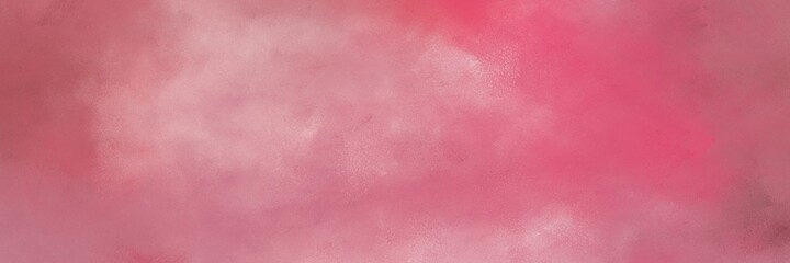 decorative vintage abstract painted background with pale violet red, pastel magenta and moderate red colors and space for text or image. can be used as header or banner