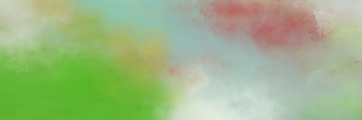 decorative abstract painting background graphic with dark gray, dark sea green and moderate green colors and space for text or image. can be used as horizontal header or banner orientation