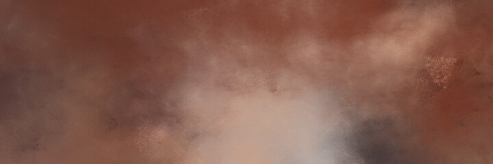 awesome vintage abstract painted background with pastel brown and old mauve colors and space for text or image. can be used as horizontal background texture