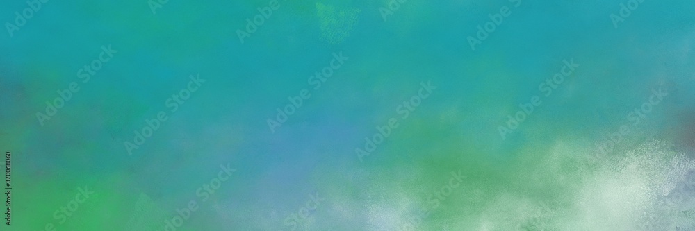 Aufkleber amazing abstract painting background texture with blue chill, ash gray and cadet blue colors and space for text or image. can be used as horizontal header or banner orientation