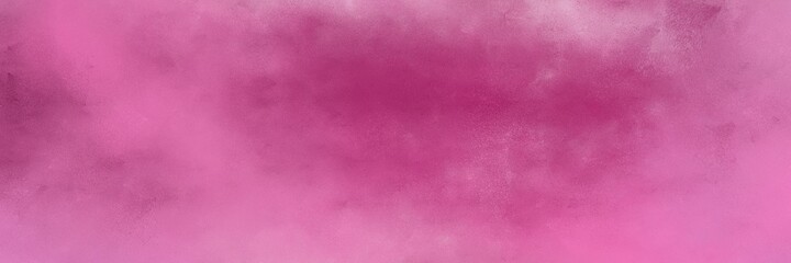 stunning vintage abstract painted background with pale violet red and dark moderate pink colors and space for text or image. can be used as horizontal header or banner orientation