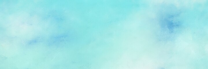 awesome abstract painting background graphic with powder blue, pale turquoise and light cyan colors and space for text or image. can be used as header or banner