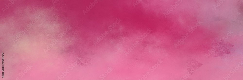 Poster decorative abstract painting background graphic with pale violet red, moderate pink and tan colors and space for text or image. can be used as horizontal background texture