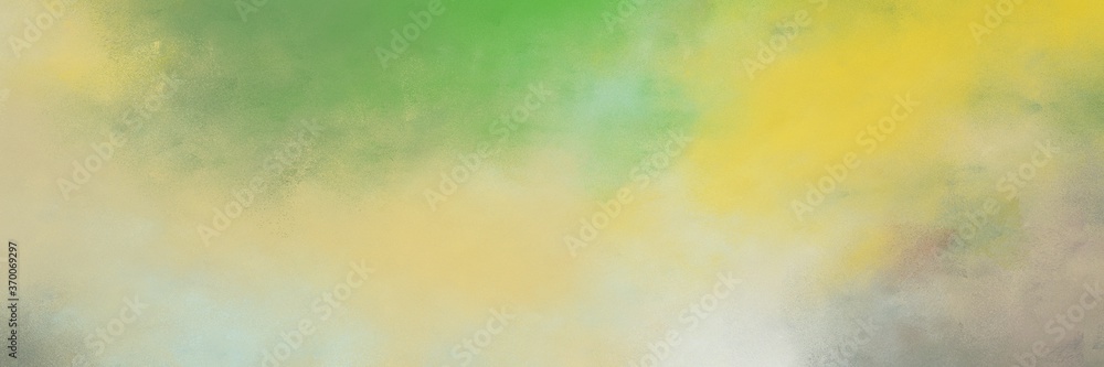 Poster decorative abstract painting background graphic with tan, moderate green and golden rod colors and s