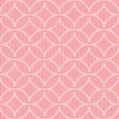 Interconnecting circle pattern seamless repeat background