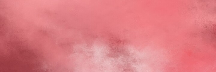 amazing vintage abstract painted background with light coral, baby pink and dark moderate pink colors and space for text or image. can be used as horizontal background texture