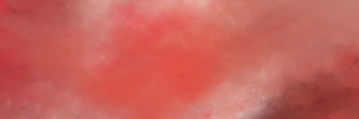 beautiful indian red and dark moderate pink colored vintage abstract painted background with space for text or image. can be used as horizontal header or banner orientation
