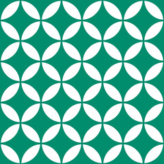 Interconnecting circle pattern seamless repeat background