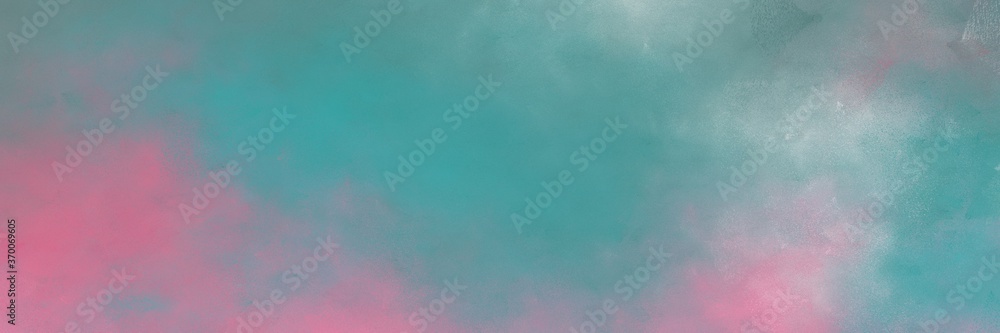 Poster awesome abstract painting background graphic with light slate gray, cadet blue and rosy brown colors and space for text or image. can be used as horizontal background graphic