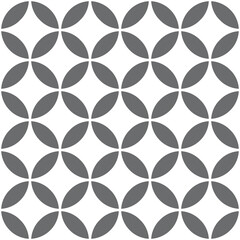Fototapeta premium Interconnecting circle pattern seamless repeat background