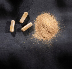 Maca tablets and powder - Lepidium meyenii