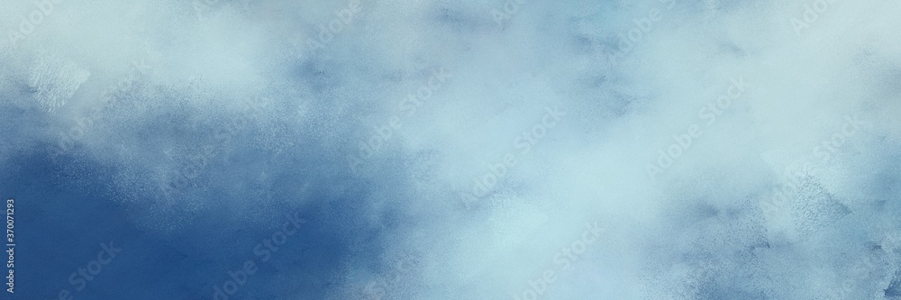 Leinwandbilder beautiful abstract painting background texture with pastel blue, teal blue and cadet blue colors and