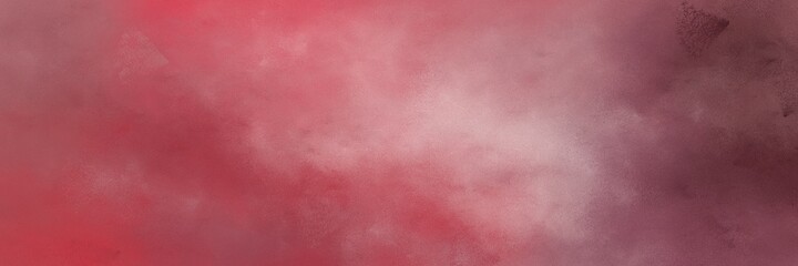 decorative moderate red and old mauve colored vintage abstract painted background with space for text or image. can be used as header or banner
