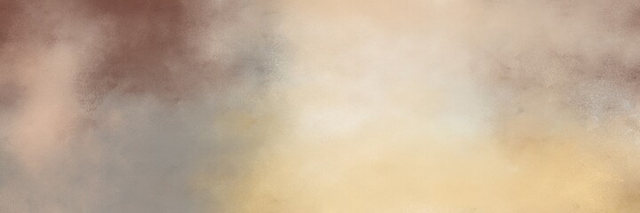 decorative vintage abstract painted background with tan and rosy brown colors and space for text or image. can be used as horizontal header or banner orientation