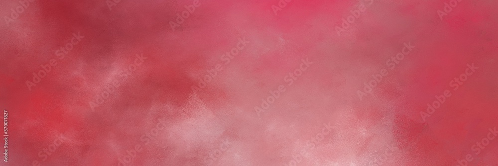 Poster stunning abstract painting background graphic with moderate red, pale violet red and pastel magenta colors and space for text or image. can be used as horizontal header or banner orientation