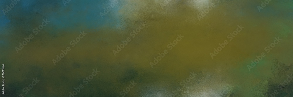 Poster awesome abstract painting background graphic with dark olive green, dim gray and pastel brown colors