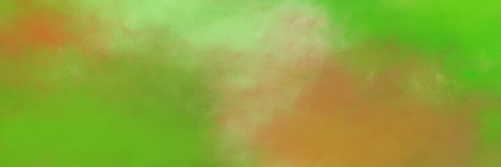 decorative yellow green and olive drab color background with space for text or image. vintage texture, distressed old textured painted design. can be used as postcard or poster