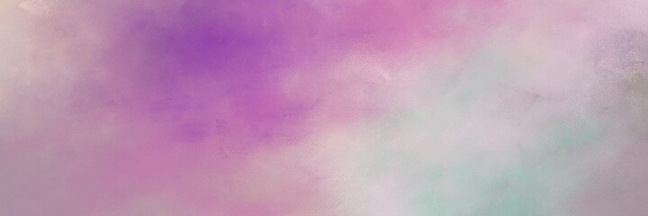 beautiful pastel purple and pastel gray colored vintage abstract painted background with space for text or image. can be used as horizontal background graphic