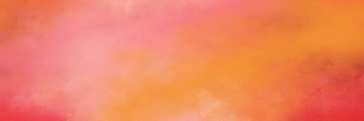 amazing vintage abstract painted background with coral and light coral colors and space for text or image. can be used as horizontal background texture