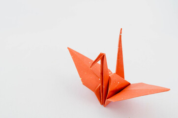 Naklejka premium 折り鶴