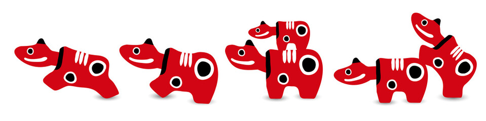 丑　年賀状　干支　アイコン