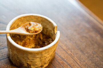 crystal sugar　coarse sugar　ザラメ　砂糖