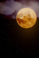 ハロウィン　月見　十五夜　背景