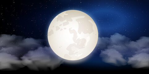 ハロウィン　月見　十五夜　背景