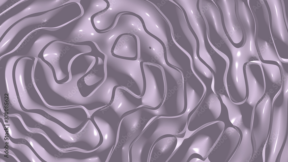 Poster uniform 3d abstract background of simple patterns of wisteria color with lighting and shadows for va