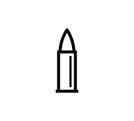 Bullet icon vector logo design template flat style
