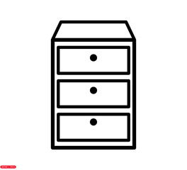 Archive icon vector logo design template