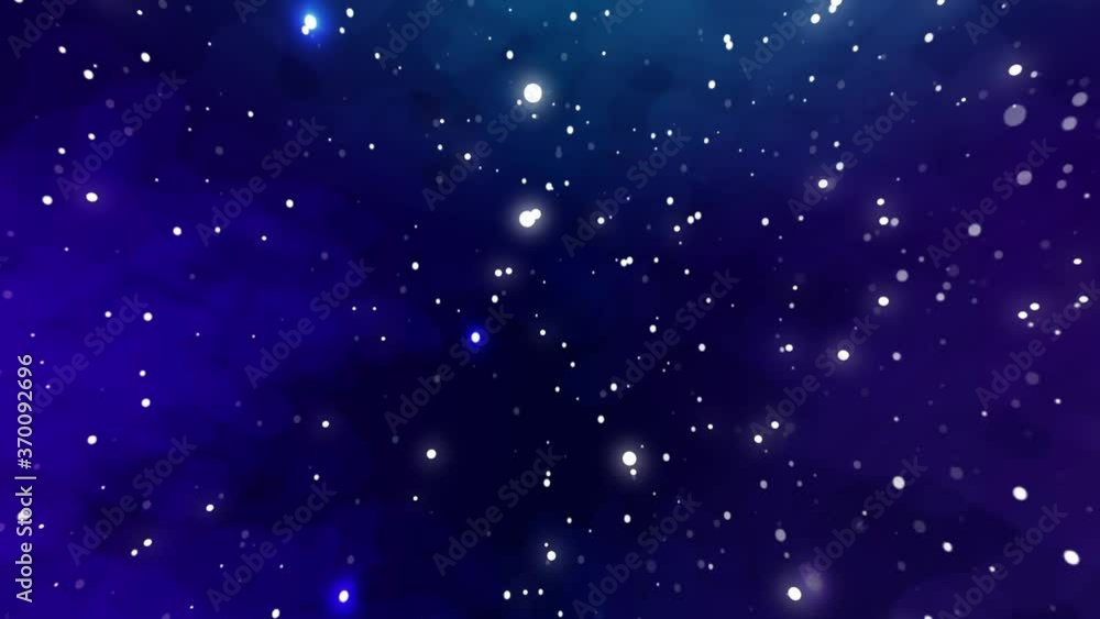 Wall mural lots of stars and space galaxy astronomy background animation motion graphics