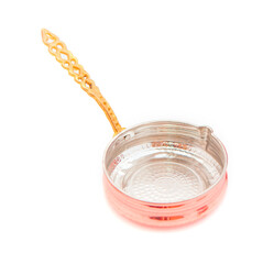Traditional ottoman old copper pan 