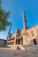 Fototapeta na wymiar The Sultanahmet Mosque (Blue Mosque) - Istanbul, Turkey