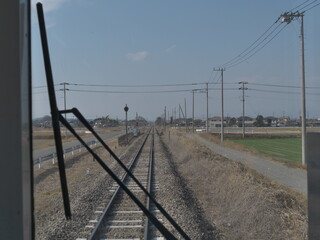 非電化路線の車窓から