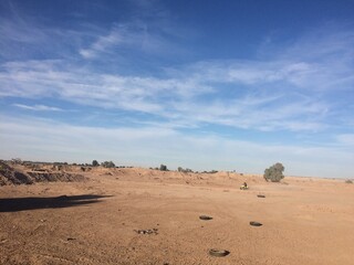 Fototapeta na wymiar lonely desert