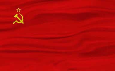 3D rendering - Flag of the Soviet Union