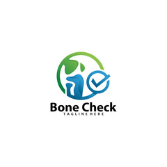 bone logo icon vector isolated