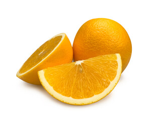 orange isolated on white background